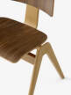 Stolička Daystak Side Chair RD1, beech/walnut