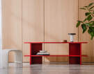 Policový regál Hes Shelving Unit, tomato red