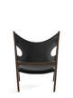 Kreslo Knitting Lounge Chair Leather, walnut/Dakar 0842