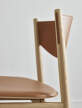 Jedálenská stolička Apelle Seat Upholstery, cognac/oiled oak