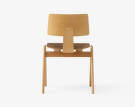 Stolička Daystak Side Chair RD1, beech/walnut