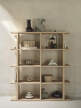 Knižnica Kona Bookcase 2x4, natural