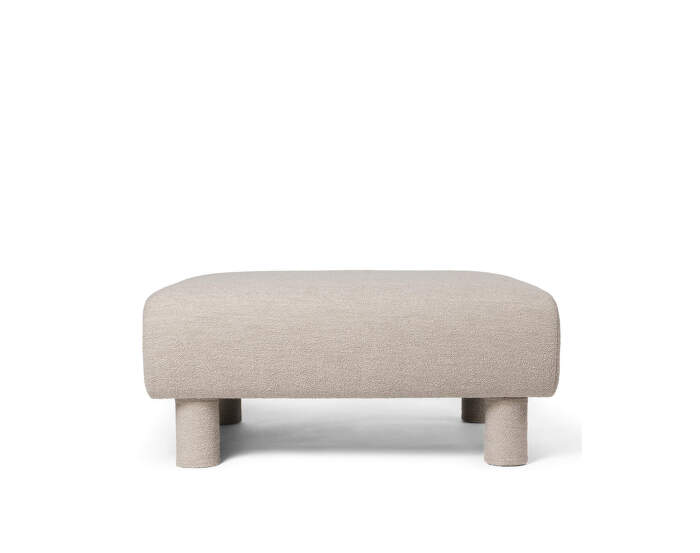 Ottoman Dase, Soft Bouclé natural