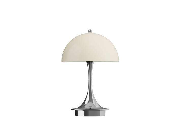 Prenosná lampa Panthella 160 V3, chrome opal beige