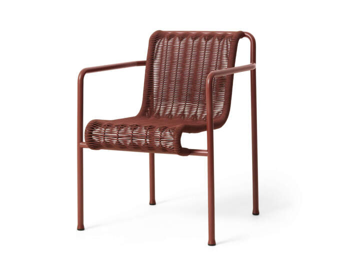 Stolička Palissade Cord Dining Armchair, iron red