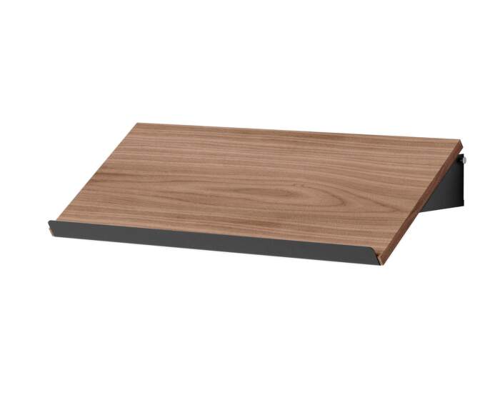 Polica New Works Magazine Shelf Kit, walnut/black