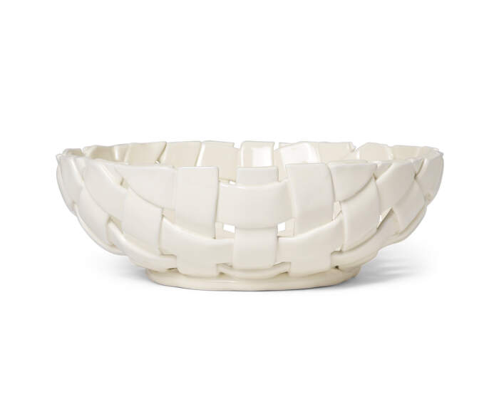 Keramická misa Plait Bowl Ø30, off-white