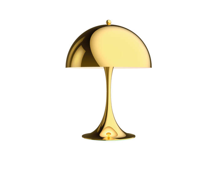 Stolná lampa Panthella 250, brass metallised