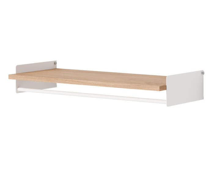 Polica New Works Wardrobe Shelf Kit, oak/white