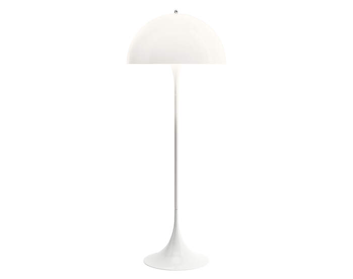 Stojacia lampa Panthella, white opal