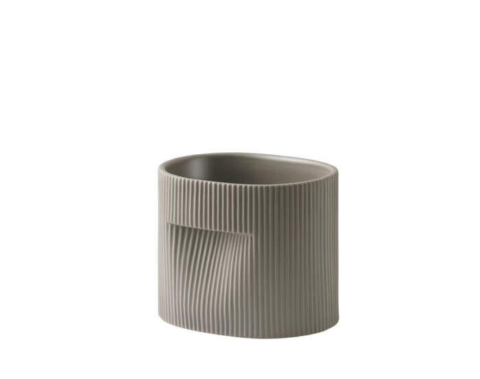 Kvetináč Ridge Planter H15, taupe