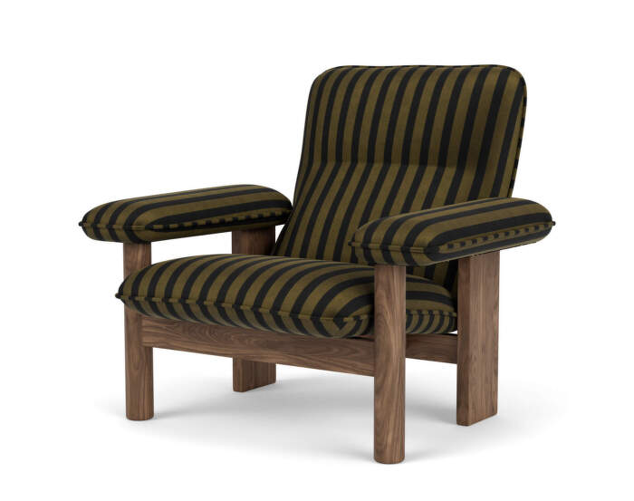 Kreslo Brasilia Lounge Chair, Cabanon Soft/walnut