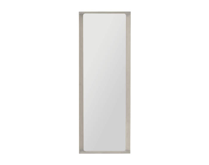 Zrkadlo Arced 170x61, light grey