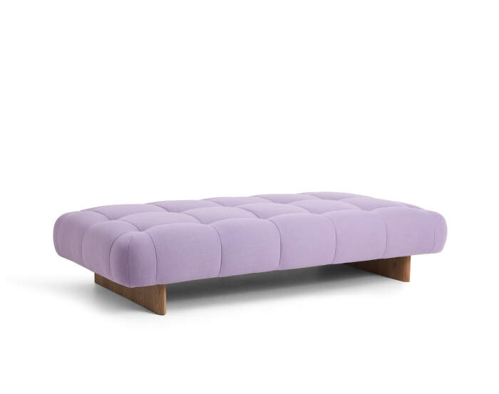 Leňoška Quilton Lift Daybed, water based lacquered walnut/Nico 014