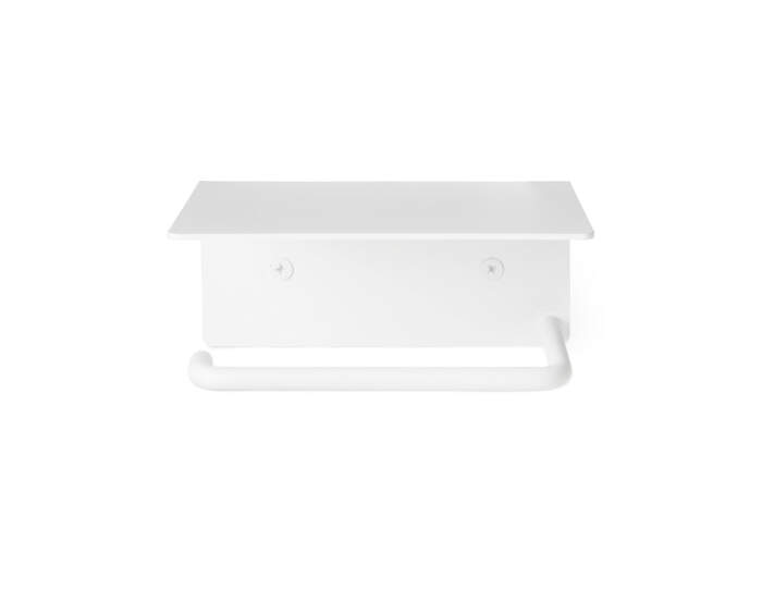 Držiak na toaletný papier Dora w. shelf, white