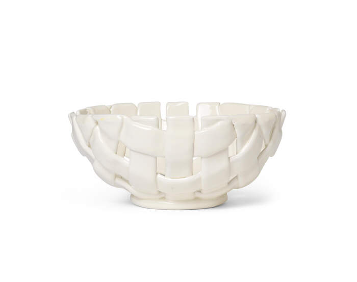 Keramická misa Plait Bowl Ø24, off-white