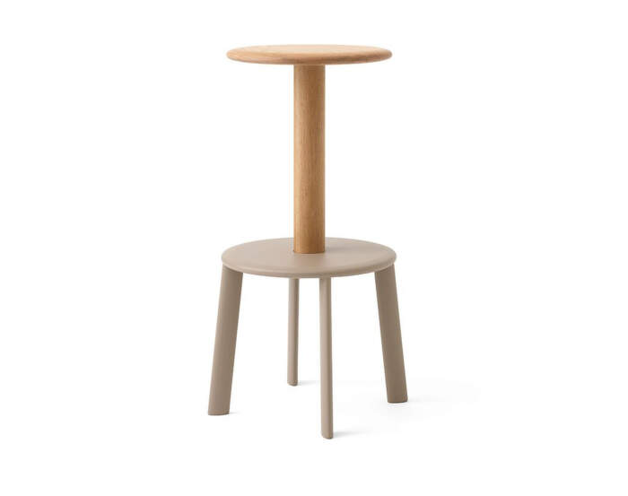 Barová stolička Massif Bar Stool AV40, oak/grey beige