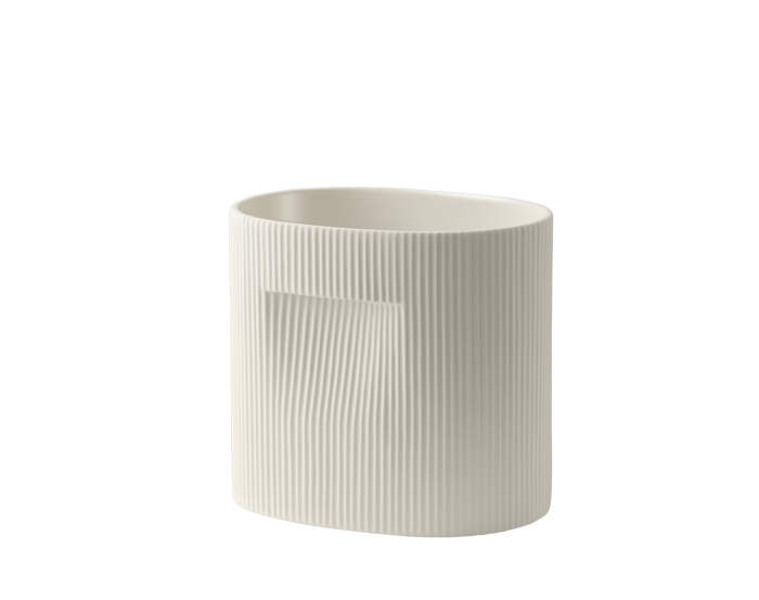 Kvetináč Ridge Planter H24, off-white