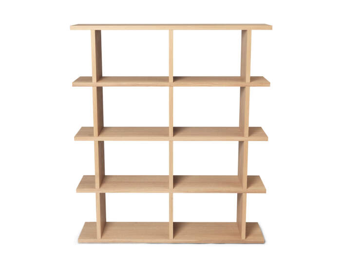 Knižnica Kona Bookcase 2x4, natural