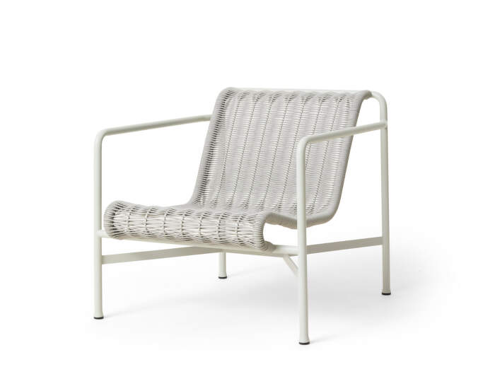 Kreslo Palissade Cord Lounge Chair Low, sky grey