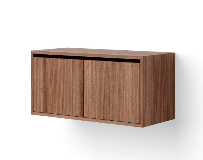 Závesná skrinka Cabinet Low w. Doors, walnut