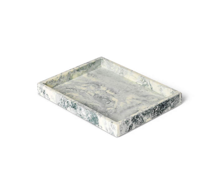 Podnos Mist Tray 15x20, emerald off-white