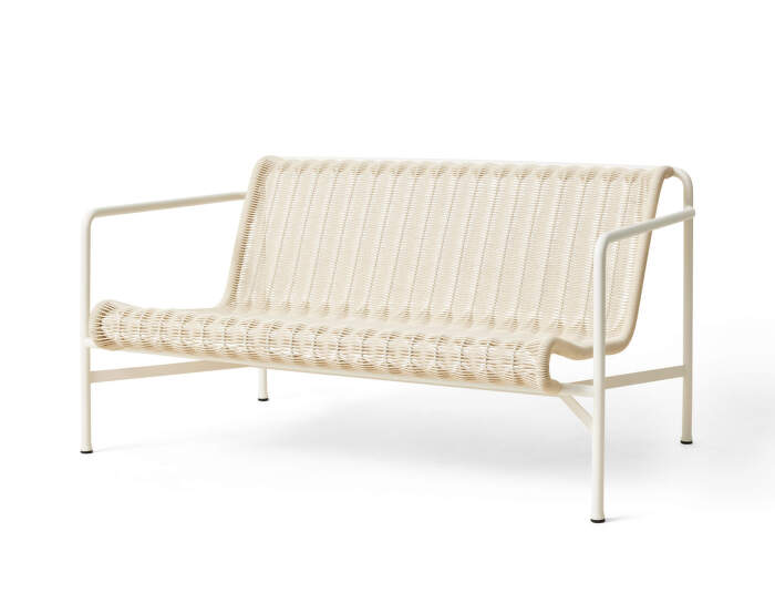 Lavička Palissade Cord Lounge Sofa, cream white