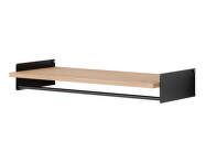 Polica New Works Wardrobe Shelf Kit, oak/black