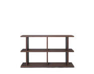 Knižnica Kona Bookcase 2x2, dark stained