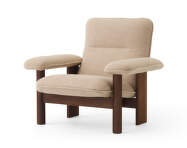 Kreslo Brasilia Lounge Chair, Bouclé 02/dark stained oak