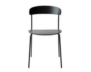 Stolička Missing Chair, black lacquered ash