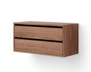 Závesná skrinka Cabinet Low w. Drawers, walnut