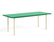 Jedálenský stôl Two-Colour 200 cm, ivory/green mint