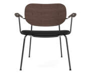 Kreslo Co Lounge Chair, dark oak/Sierra 1001