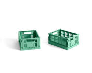 Úložný box Colour Crate Mini set 2ks, dark mint