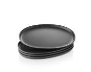 Oválny tanier Nordic Kitchen Oval Plate 26 cm 4ks, black