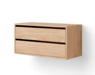 Závesná skrinka Cabinet Low w. Drawers, oak