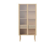 Skrinka Cana Display Cabinet, white oiled oak