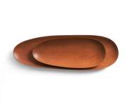 Drevené tácky Thin Oval Boards, mahogany