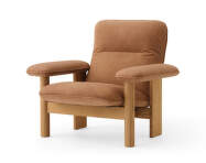 Kreslo Brasilia Lounge Chair, Dunes camel/natural oak