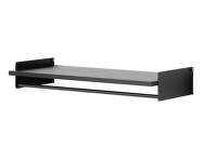 Polica New Works Wardrobe Shelf Kit, black ash/black