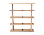 Knižnica Kona Bookcase 2x4, natural