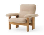 Kreslo Brasilia Lounge Chair, Bouclé 02/natural oak